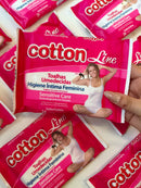 Toalhas Umedecidas Higiene Íntima - Cotton Line