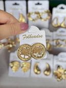 Brincos Folheados Dourado