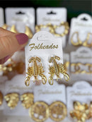 Brincos Folheados Dourado