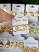Brincos Folheados Dourado