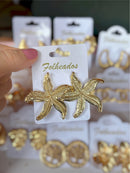 Brincos Folheados Dourado